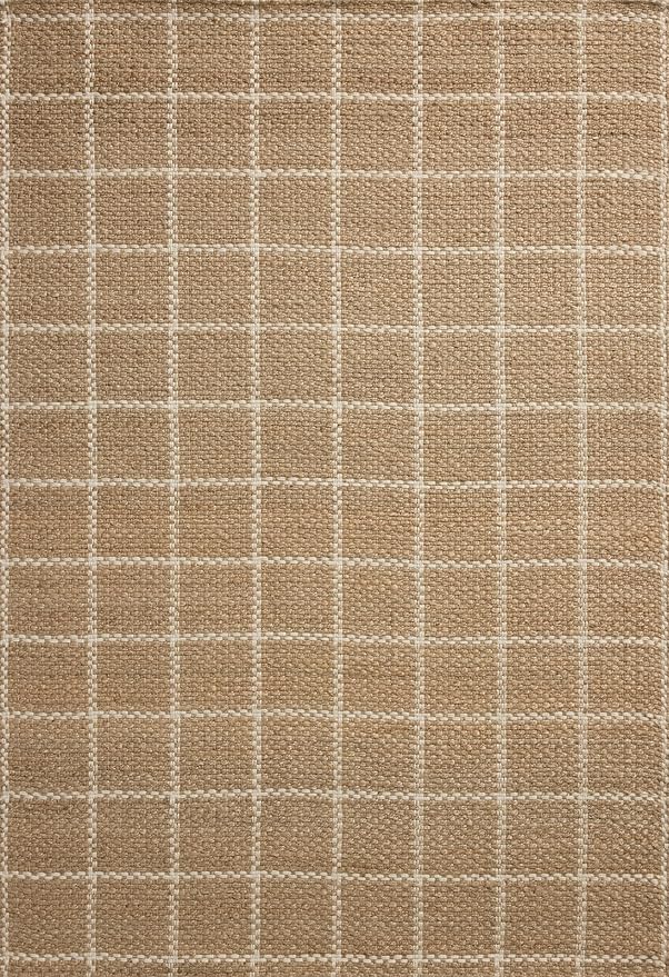 Loloi Chris Loves Julia Fletcher Collection FLE-01 Natural/Ivory 2'-3" x 3'-9", .37" Pile Height, Runner Rug