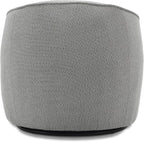 Swivel Accent Chair, Modern Upholstered Boucle Barrel Arm Chairs with Pillow for Living Room, 360 Degree Round Swivel Sherpa Armchair with Round Base for Bedroom Club (1, Grey)