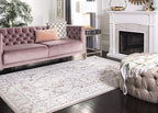 SAFAVIEH Area Rug 9x12 - Reflection Collection - Large - Beige & Cream, Non-Shedding & Easy Cleaning, Ideal for Living Room, Bedroom, Dining Space (RFT665A)