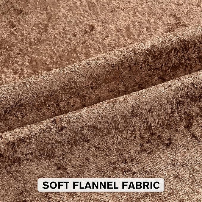 FUTEI Dark Brown Flannel Throw Pillow Covers 12x20 Inch Set of 2,Soft Dimensional Textured Lumbar Pillow Cases,Modern Home Decor for Couch Living Room