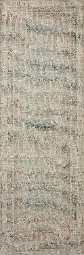 Loloi Angela Rose Aubrey Collection AUB-03 Jade/Natural 5'-0" x 7'-0", .19" Pile Height, Area Rug