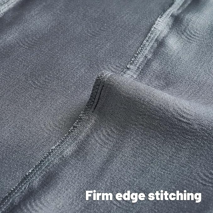 FUTEI Dark Grey Chenille Decorative Throw Pillow Covers 22x22 Inch Set of 2,Soft Cozy Striped Geometric Patterns Cushion Case,Modern Home Decor for Couch Bed Living Room