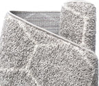 Unique Loom Trellis Frieze Collection Area Rug - Geometric (2' x 10' Runner, Light Gray/ Ivory)