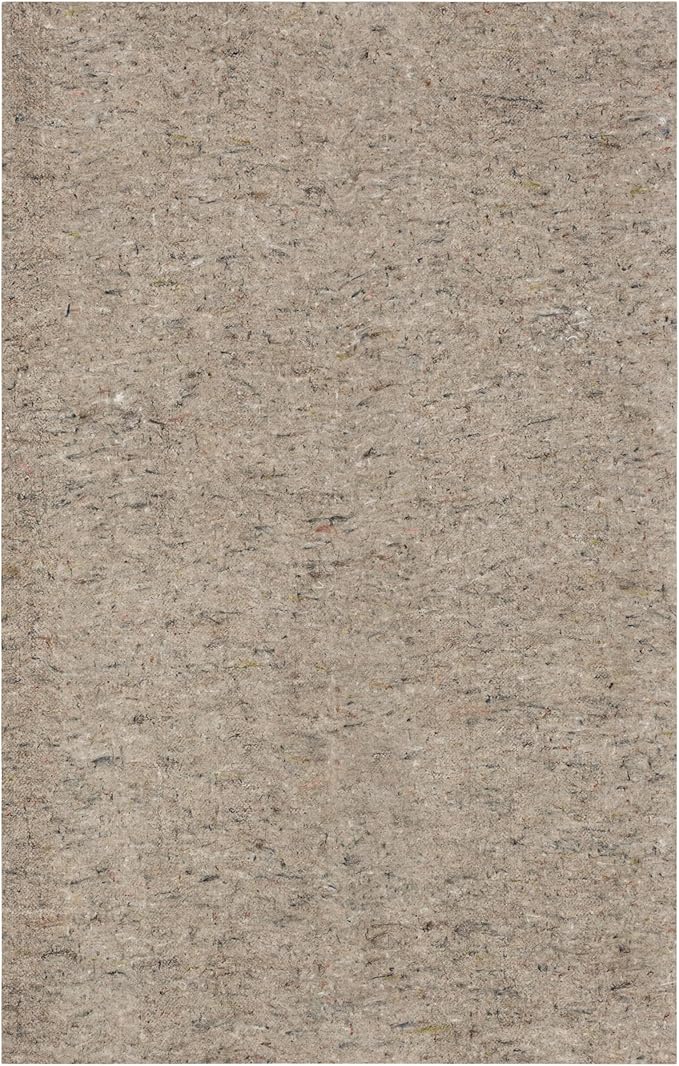 Mohawk Home 3' x 5' Non Slip Grip Rug Pad 1/4" Thick Dual Surface Felt Cushion + Rubber Gripper - Safe for All Floors