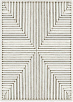 RUGGABLE x Jonathan Adler Machine Washable Modern Area Rug – Inkdrop Camel & Ivory 10x14, Stain-Resistant, Non-Slip – Large Rugs for Living Room, Bedroom, Hallway, Entryway & Office–with Standard Pad