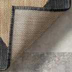nuLOOM 2' x 3' Outdoor Performance Area Rug, Stain Resistant, Weather Resistant, High Traffic, Patio, Balcony, Outside, Sabina Dark Grey