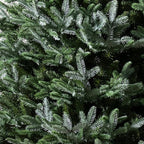 Balsam Hill European Silver Fir - Elegant Artificial Christmas Tree with True Needle Foliage Available Unlit or with LED Clear Lights, Unlit, 7'