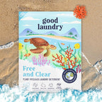 Unscented Detergent Sheets (60 Loads) – Hypoallergenic, Eco-Friendly Laundry Solution – Plastic-Free Packaging, Zero-Waste, Biodegradable – Gentle on Sensitive Skin – Based in the USA