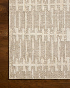 Loloi Amber Lewis Bexley Collection BEX-02 Taupe/Natural 2'-7" x 10'-0" Runner Rug Neutral, Textured, Living, Bedroom, Dining, Carpet