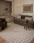 Loloi Amber Lewis Cali Collection CIL-04 Ivory/Tobacco 2'-7" x 10'-0", .25" Pile Height, Runner Rug