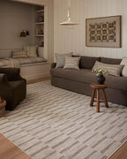 Loloi Amber Lewis Cali Collection CIL-04 Ivory/Tobacco 2'-3" x 3'-11", .25" Pile Height, Accent Rug