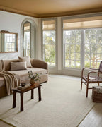Loloi Magnolia Home by Joanna Gaines Henley Collection HNY-01 Ivory/Silver 2'-3" x 3'-9" Accent Rug