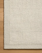 Loloi Magnolia Home by Joanna Gaines Henley Collection HNY-01 Ivory/Silver 2'-3" x 3'-9" Accent Rug