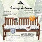 Tommy Bahama Bench Cushion, 44" X 16" X 2.5", Tropical Chrome