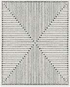 RUGGABLE x Jonathan Adler Machine Washable Modern Area Rug – Inkdrop Black & Ivory 8x10, Stain-Resistant, Non-Slip – Large Rugs for Living Room, Bedroom, Hallway, Entryway & Office–with Standard Pad