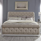 Liberty Furniture Industries Abbey Park Sleigh, Queen, White