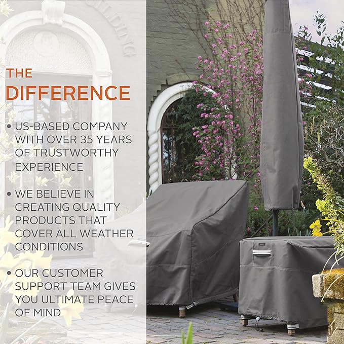 Classic Accessories Ravenna Water-Resistant Stackable 75 x 27 x 40 Inch Chaise Lounge Cover, Chaise Lounge Covers Outdoor