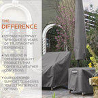 Classic Accessories Ravenna Water-Resistant 72 Inch Rectangular/Oval Patio Table Cover, Outdoor Table Cover