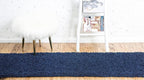 Unique Loom Solid Shag Collection Area Rug (2' 7" x 10' Runner Sapphire Blue/Navy Blue)