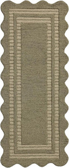Loloi Chris Loves Julia Scottie Collection SCO-01 Olive/Pebble 8'-6" x 11'-6", .87" Pile Height, Area Rug