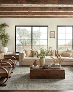 Loloi Magnolia Home by Joanna Gaines Sinclair Collection SIN-04 Natural/Sage 2'-3" x 3'-9", .25" Pile Height, Machine Washable, Accent Rug