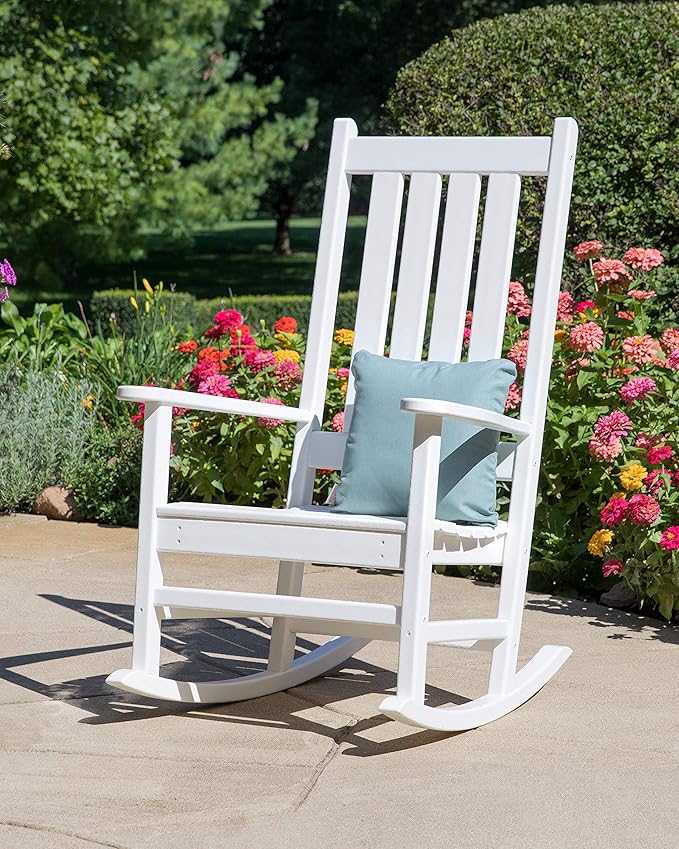 Polywood® Vineyard Porch Rocking Chair in Green