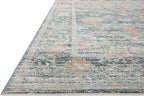 Loloi Magnolia Home by Joanna Gaines Millie Collection MIE-01 Blue/Multi 11'-6" x 15'-7", .25" Pile Height, Area Rug