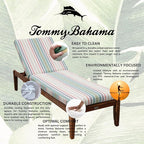 Tommy Bahama Chaise Cushion, 24" X 79" X 2.5", Bandeau Pastel