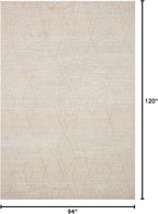 Loloi Kamala Collection KAM-03 Natural/Mist 7'-10" x 10' Area Rug