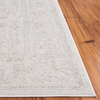 SAFAVIEH Reflection Collection Area Rug - 5'1" x 7'6", Cream & Ivory, Non-Shedding & Easy Cleaning, Ideal for Living Room, Bedroom (RFT665D)