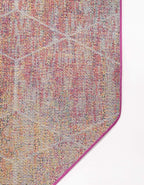Unique Loom Trellis Frieze Collection Area Rug - Geometric (5' Octagon, Multi/ Ivory)