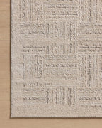 Loloi Amber Lewis Monty Collection MOT-01 Ivory/Taupe 2'-7" x 8'-0", .50" Pile Height, Runner Rug