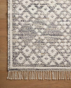 Loloi Angela Rose Rivers Collection RIV-01 Denim/Ivory 3'-6" x 5'-6" Reversible Accent Rug