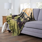 Northwest Yellowstone Silk Touch Throw Blanket, 50" x 60", On The Ranch