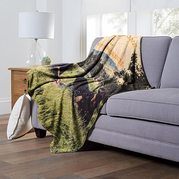 Northwest Yellowstone Silk Touch Throw Blanket, 50" x 60", On The Ranch