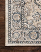 Loloi Teagan Collection TEA-01 Natural/Lt. Grey 5'-3" x 7'-6" Area Rug, Large, Soft Neutral Rug, High-Traffic for Living Room, Bedroom, Home Office, Dining Area