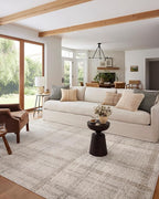 Loloi Angela Rose Ember Collection EMB-04 Ivory/Multi 18" x 18" Sample Rug