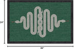 RUGGABLE x Jonathan Adler Machine Washable Modern Area Rug – Venom Emerald 2x3, Stain-Resistant, Non-Slip – Small Rugs for Living Room, Bedroom, Hallway, Entryway & Bathroom–with Cushioned Pad