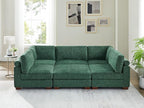 VANOMi Large Modular Sectional Sofa, Oversized Couch with Ottoman, Cloud Couch Deep Seat Sofa with Thick Cushion, Convertible Sectional Couches for Living Room Office Apartment