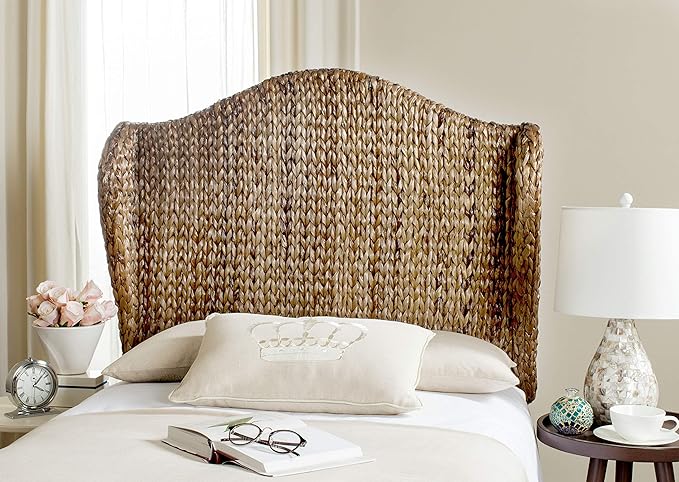 SAFAVIEH Home Collection Nadine Brown Winged Headboard, King