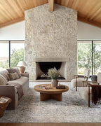 Loloi Amber Lewis Alie Collection ALE-05 Charcoal/Beige 7'-10" x 10', .13" Pile Height, Area Rug