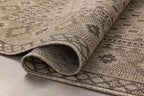 Loloi Chris Loves Julia Providence Collection PRC-07 Dove/Charcoal 2'-3" x 3'-9", .12" Pile Height, Indoor/Outdoor Runner Rug