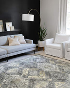 Loloi II Skye Collection SKY-09 Graphite/Silver 2'-3" x 3'-9" Accent Rug