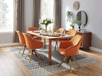 Zouron Mid Century Modern Swivel Accent Chair with Gold Metal Legs, Upholstered Swivel Chair No Wheels, Side Accent Arm Chair Vanity Chair for Small Space Home Office Living Room Bedroom, Cinnamon
