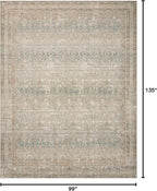 Loloi Angela Rose Aubrey Collection AUB-03 Jade/Natural 8'-3" x 11'-3", .19" Pile Height, Area Rug