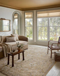 Loloi Magnolia Home by Joanna Gaines Pace Collection PAC-07 Sunset/Stone 9'-6" x 9'-6" Round Area Rug