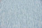 Unique Loom Outdoor Border Collection Area Rug - Soft Border (5' 1" x 8' Rectangle, Aquamarine/ Ivory)