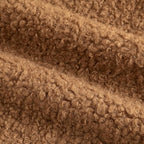 Pack of 2 Curly Teddy Wool Faux Fur Throw Pillow Covers Fuzzy Accent Soft Sherpa Pillowcases Sheepskin Fleece Decorative Cushion Case for Sofa Couch Living Room 20x20 Inch Bronze