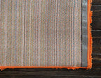 Unique Loom Solid Shag Collection Area Rug (2' 2" x 3' 1" Rectangle, Tiger Orange)