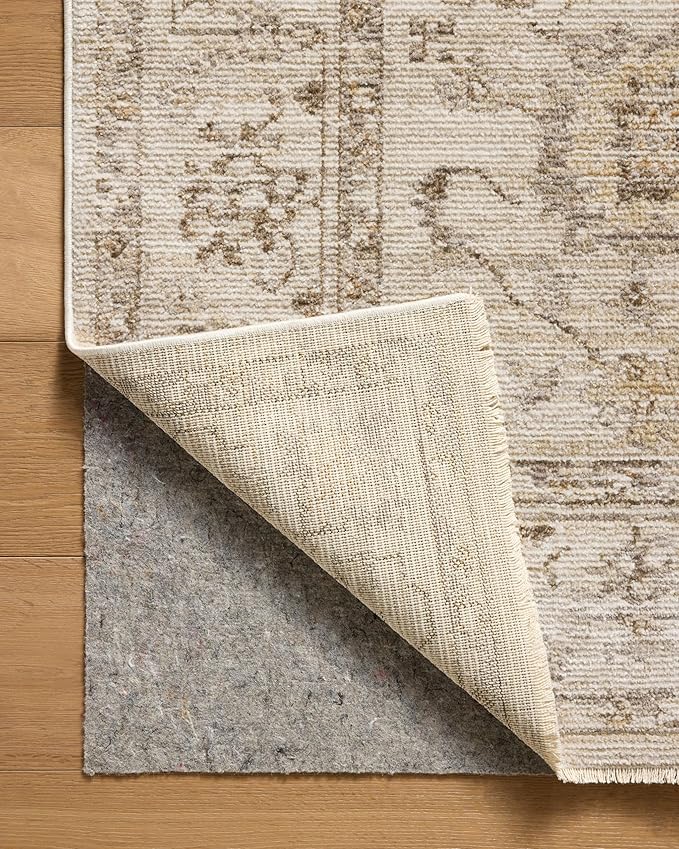 Loloi Magnolia Home by Joanna Gaines Pace Collection PAC-01 Natural/Stone 3'-6" x 5'-6" Accent Rug
